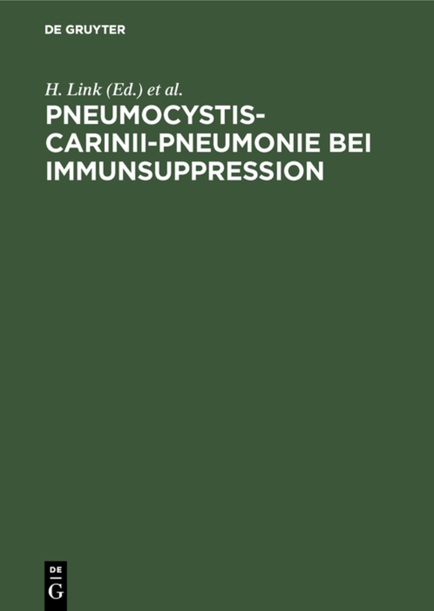 Pneumocystis-carinii-Pneumonie bei Immunsuppression